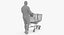 Arnold Casual Summer Walking Pose 01 With Shopping Cart 3D model