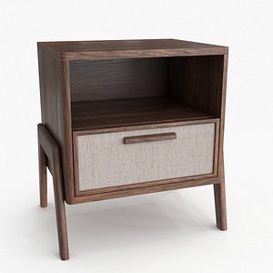 3D Nadene Nightstand Brown