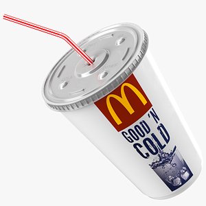 Detailed Mcdonald Soda Cup