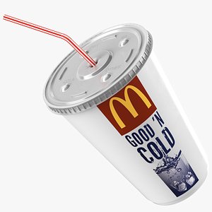 Detailed Mcdonald Soda Cup