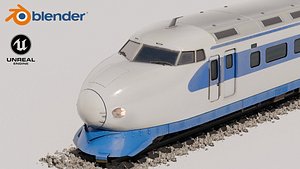 Shinkansen 0 Series 3D model