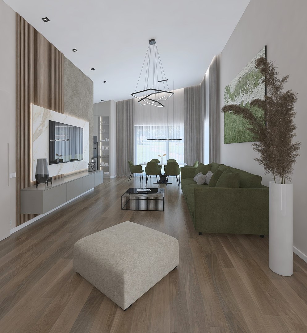 Spacious living room with high ceilings 3D model - TurboSquid 2009521