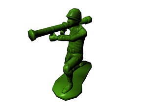 3ds max plastic army man -