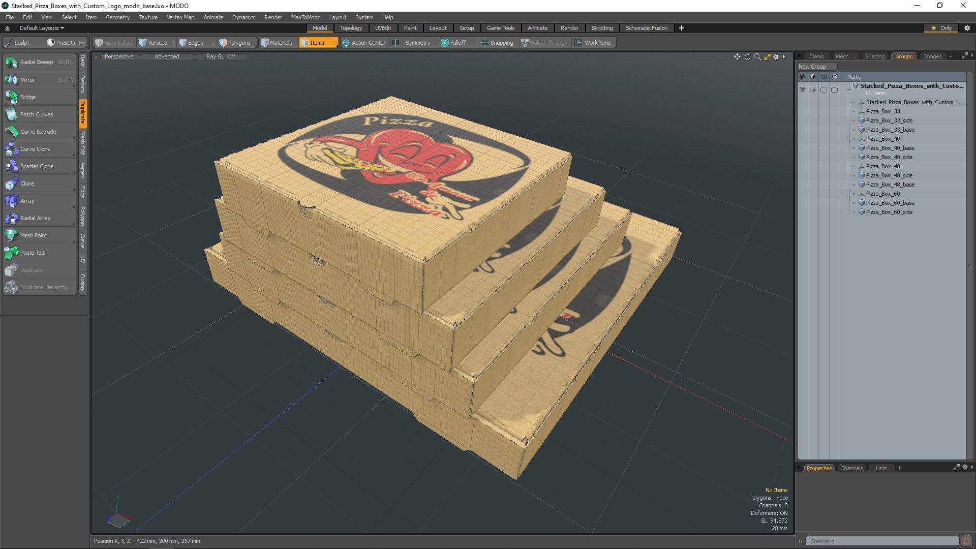 3D Stacked Pizza Boxes with Custom Logo https://p.turbosquid.com/ts-thumb/pm/iUhKWg/E2/stackedpizzaboxeswithcustomlogoc4dmodel021/jpg/1729666658/1920x1080/fit_q87/611dc115aefb8a6a15939bc277a9b0d7645b763f/stackedpizzaboxeswithcustomlogoc4dmodel021.jpg