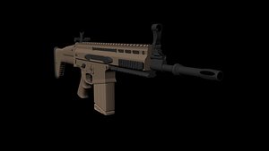 3d scar-h scar model