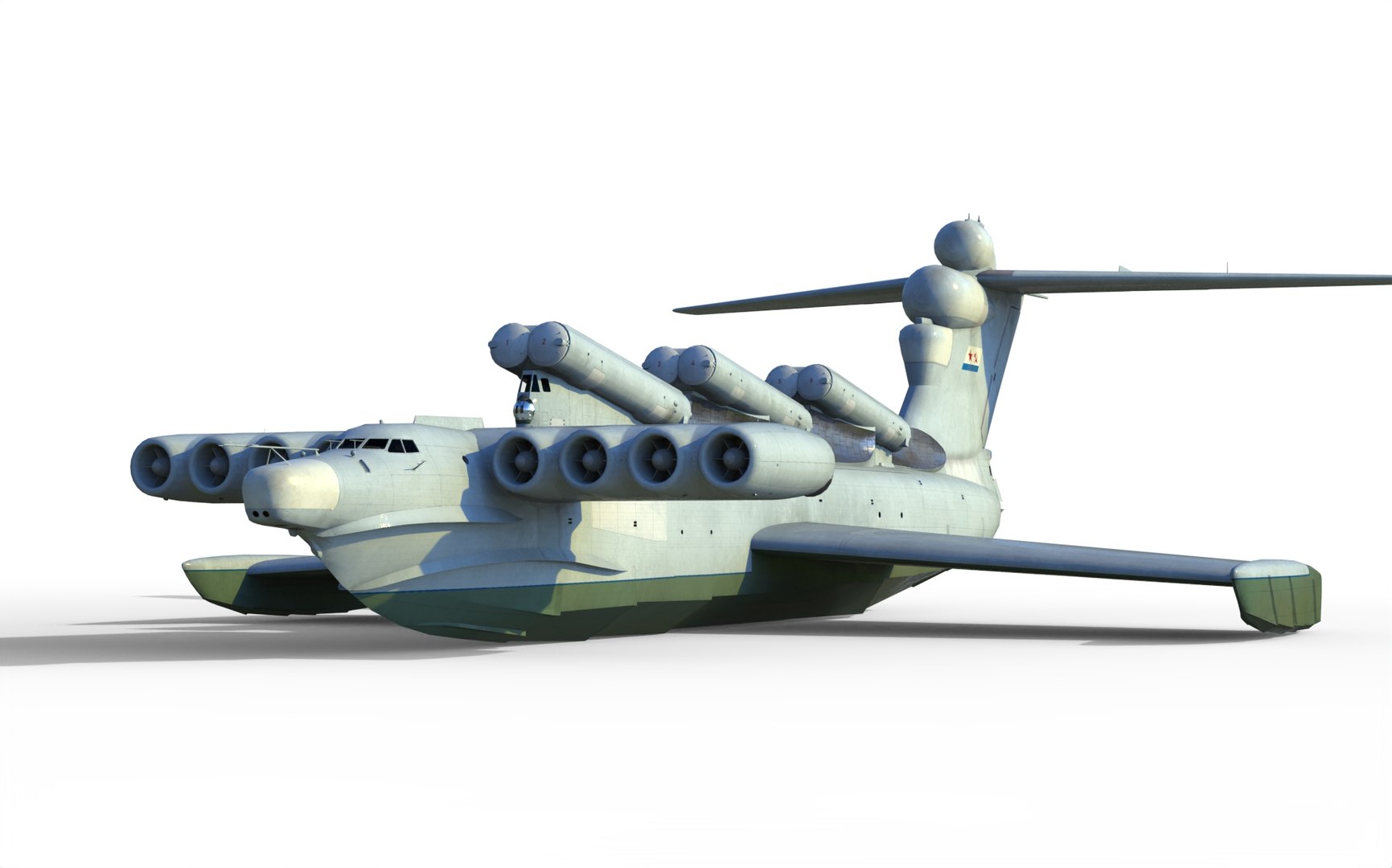 Lun Class Ekranoplan Project 903 Model - TurboSquid 2185019