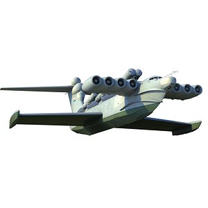 Lun class ekranoplan project 903 model
