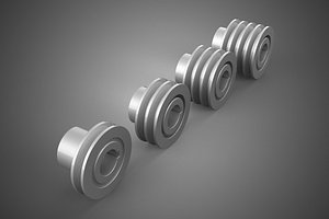 STANDARD PULLEY SHEAVE TRACK WHEEL DRIVE BELT GEAR MULTI GROOVE