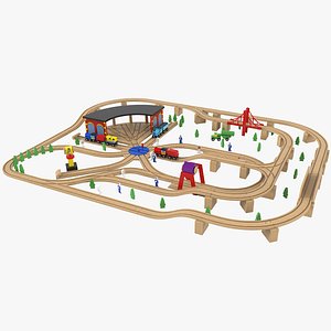 Wooden Toy Railway