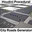 houdini city roads generator 3D