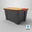3D Storage Bin model