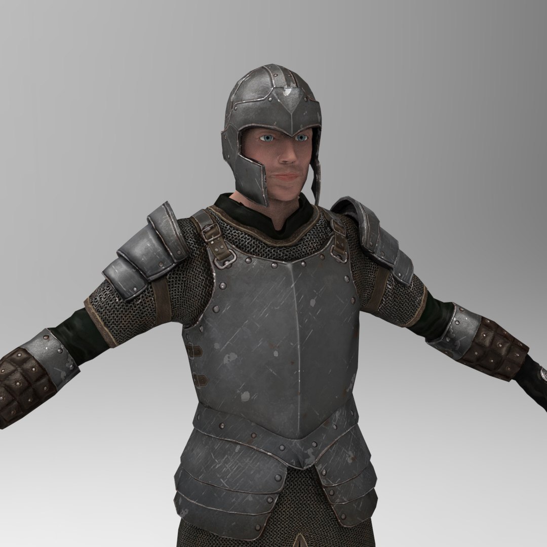 3d Knight Games - Iron Armor