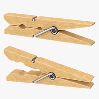 Clothspin C47 Open and Closed