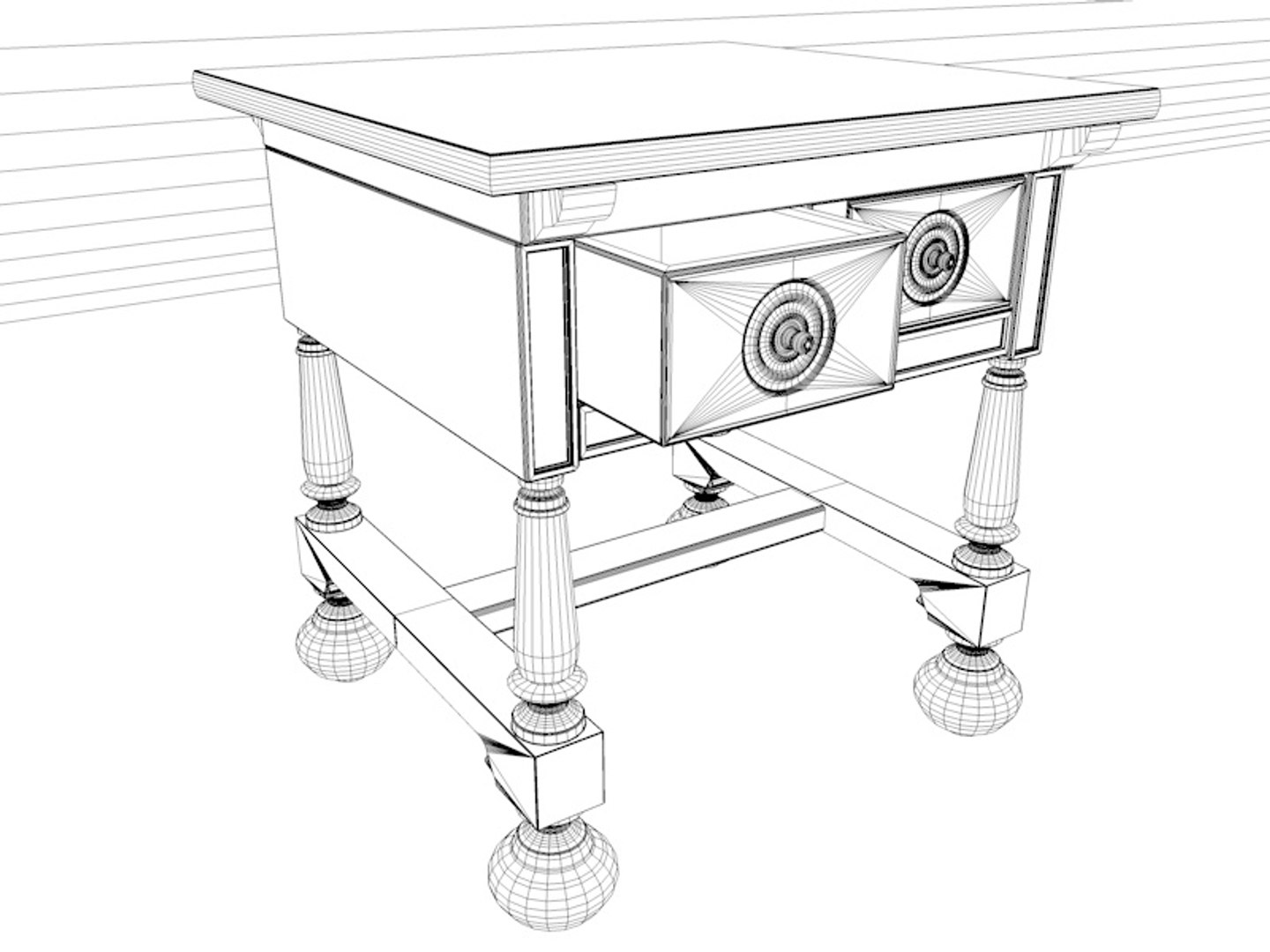 Renaissance Table Obj