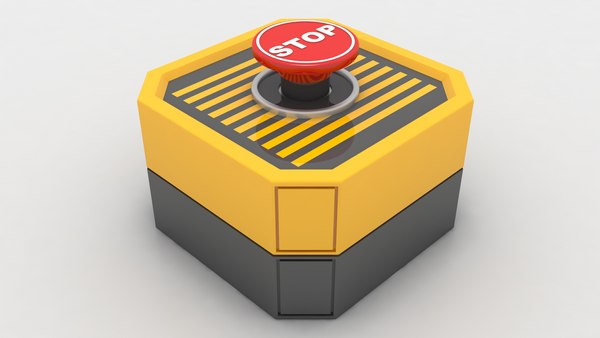 Emergency panic button 3D model - TurboSquid 1539456