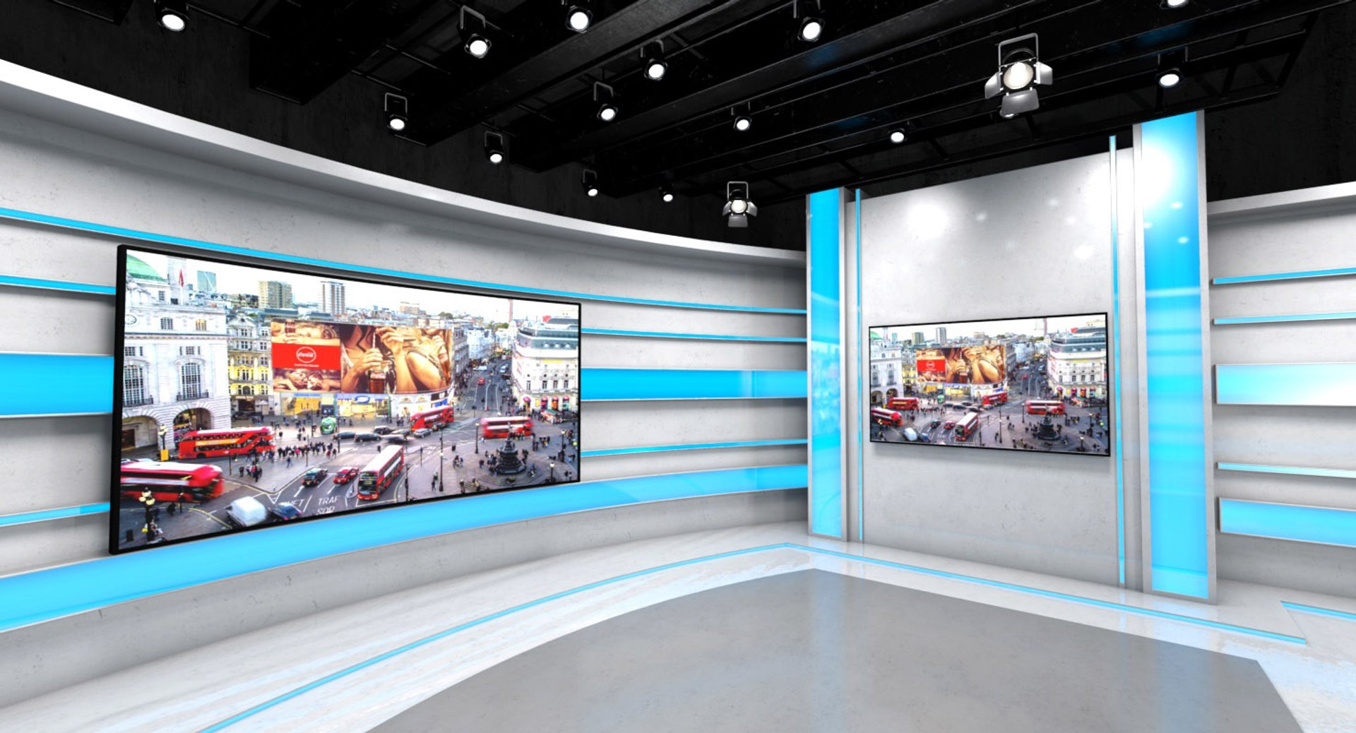 Virtual Set Studio 3D Model - TurboSquid 1390308