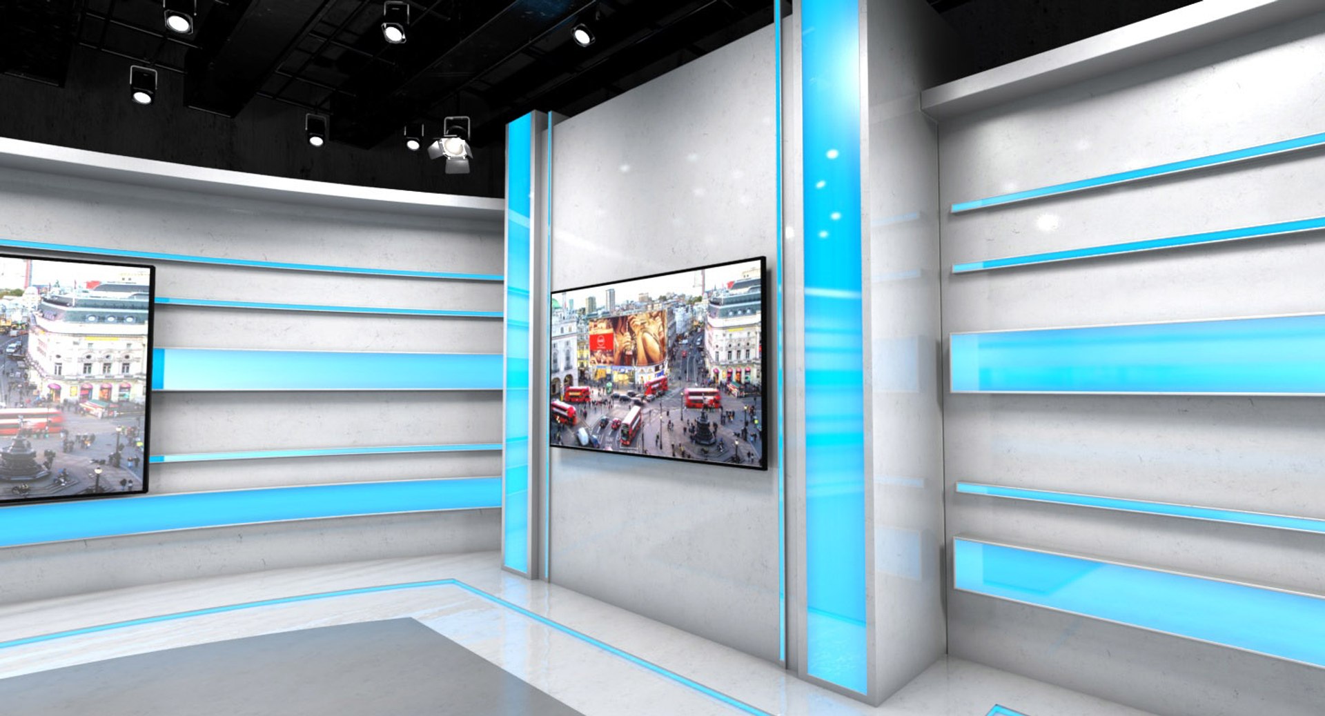 Virtual Set Studio 3D Model - TurboSquid 1390308