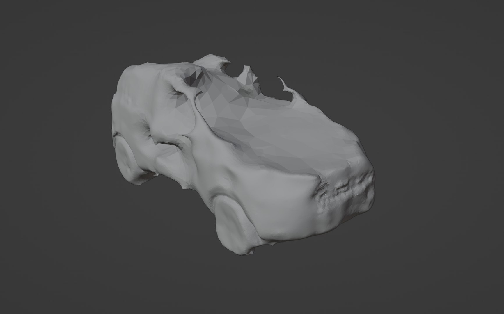 3D Model Damaged Small SUV - TurboSquid 2074580