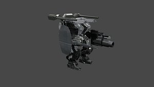 3D Armed Mech model