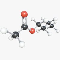 Butyl Acetate Molecule With PBR 4K 8K