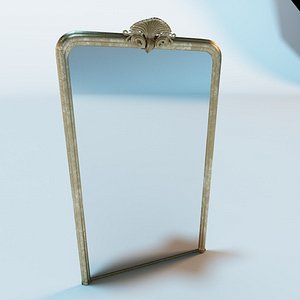 3d antique mirror model