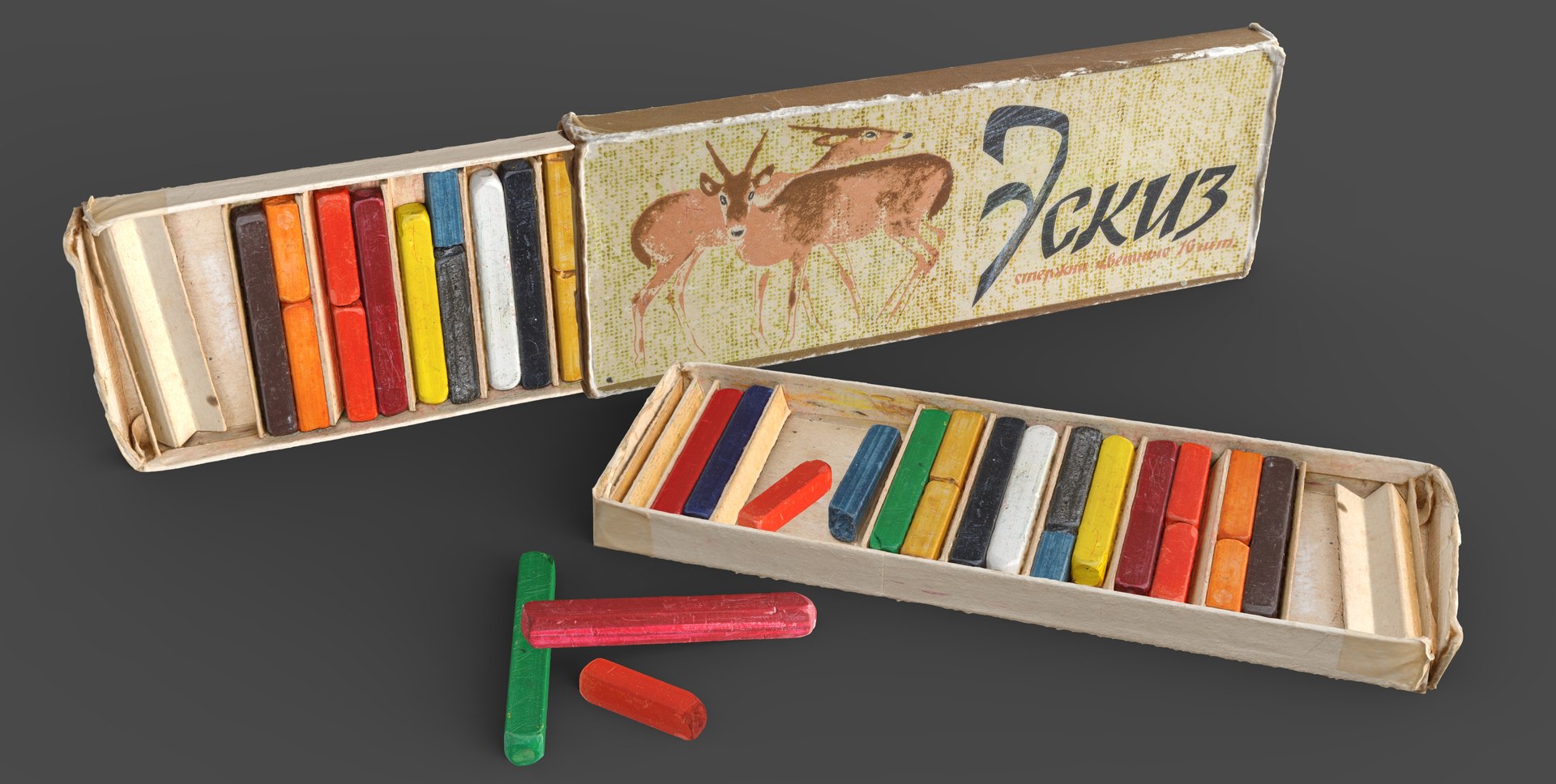 3D Colored Pensil Rodes - TurboSquid 2255427