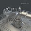 3D model oil gas adsorber