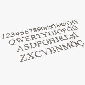 Letters Times New Roman