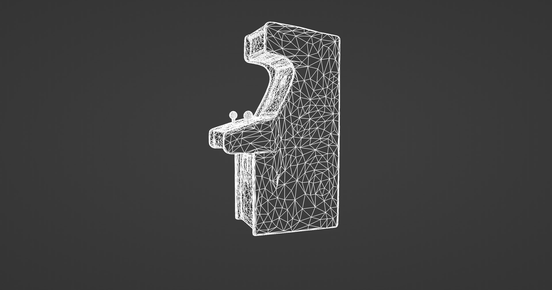 Vibrant Retro Arcade Machine 3D Model - TurboSquid 2344365