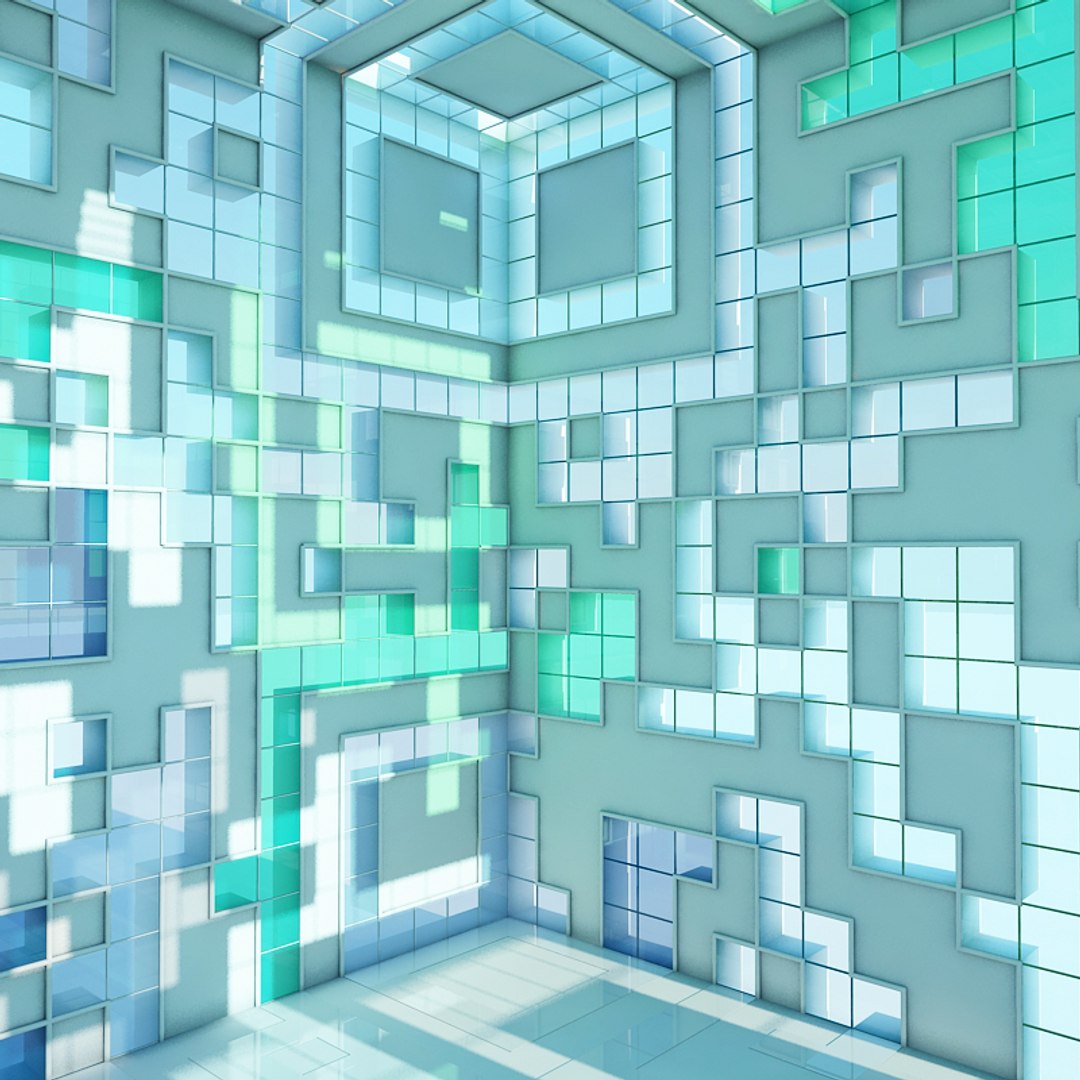 Large Architectural Interior Obj