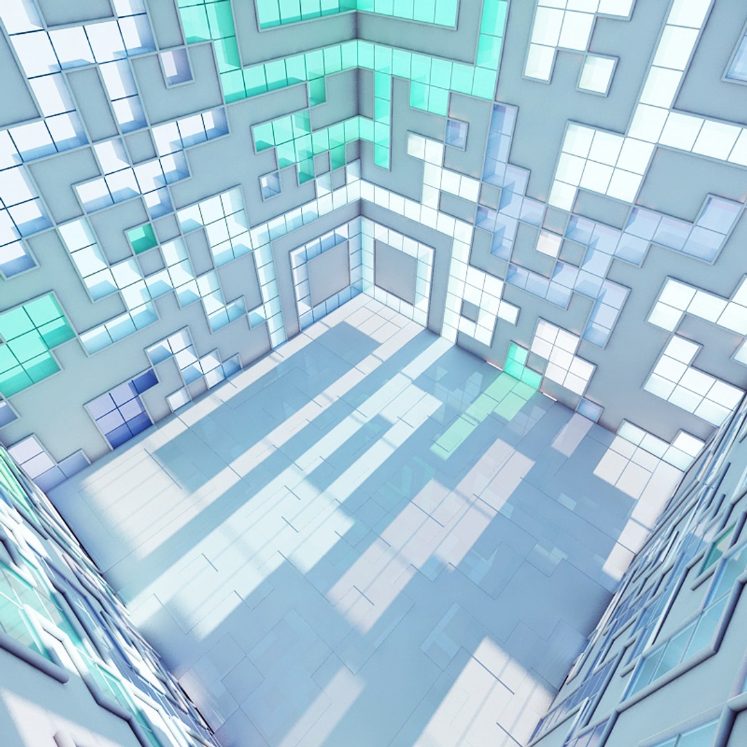 Large Architectural Interior Obj