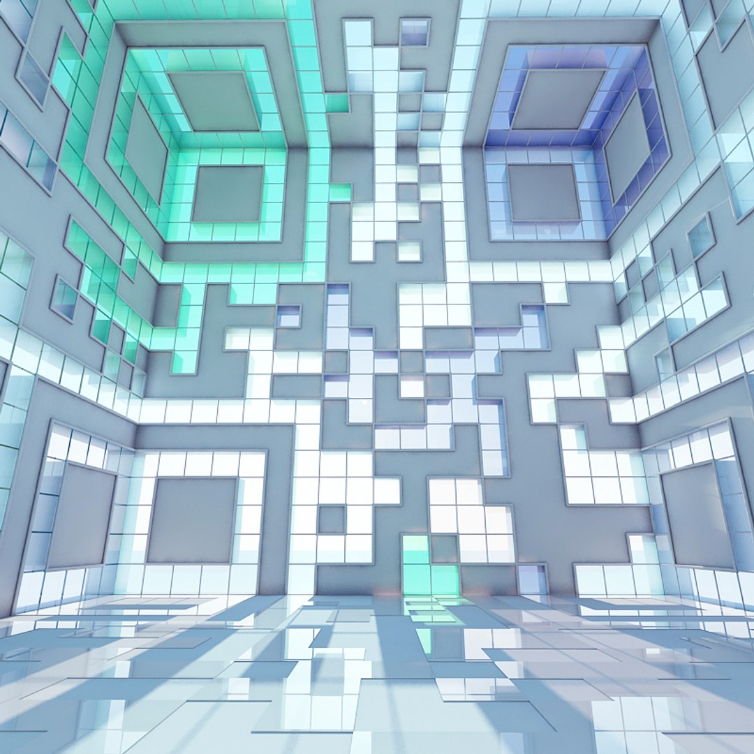 Large Architectural Interior Obj