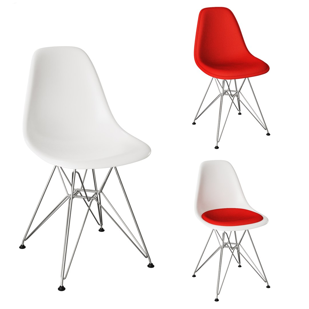 3D Eames Plastic Chair Model - TurboSquid 1465463