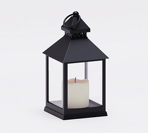 3D lamp candle