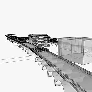3D Peckham Rye Overground station