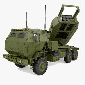 3D HIMARS Style Military Rocket Launcher Truck