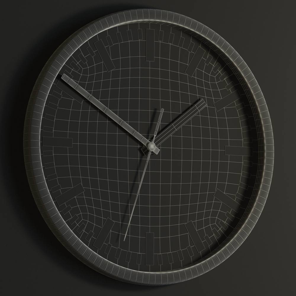 karlsson rainbow wall clock 3d max