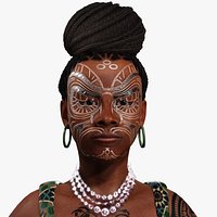 African Girl - Character