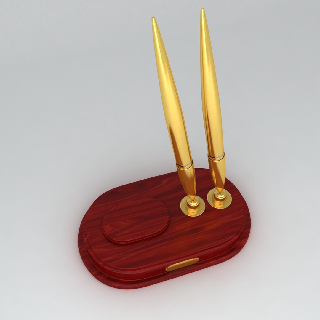 Classic Pen Holder 3d Model