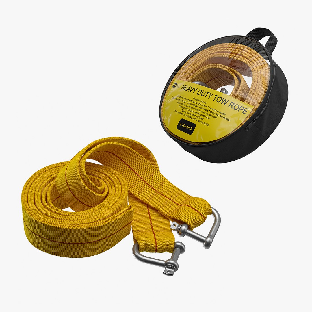 Tow Ropes Collection model TurboSquid 2068508