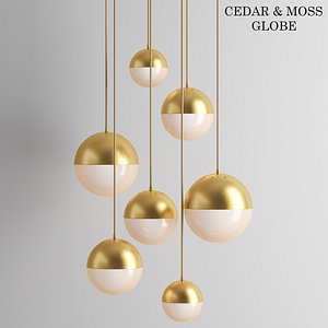 3D pendant lighting model