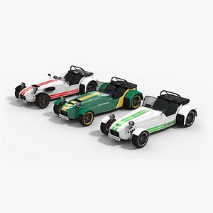 caterham cars 3d model