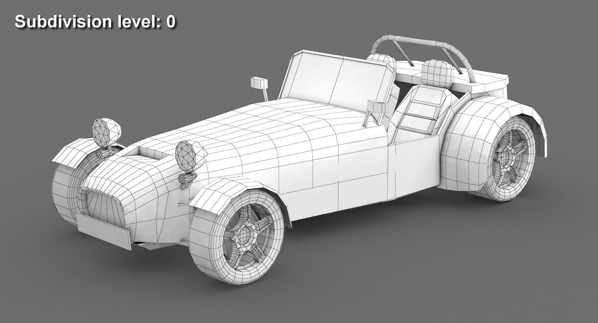 caterham cars 3d model