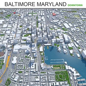 Baltimore Downtown Maryland USA