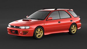 3D model Subaru Impreza Wrx Sti