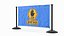 Barrier Banner Stand Warning Sign Game Ready