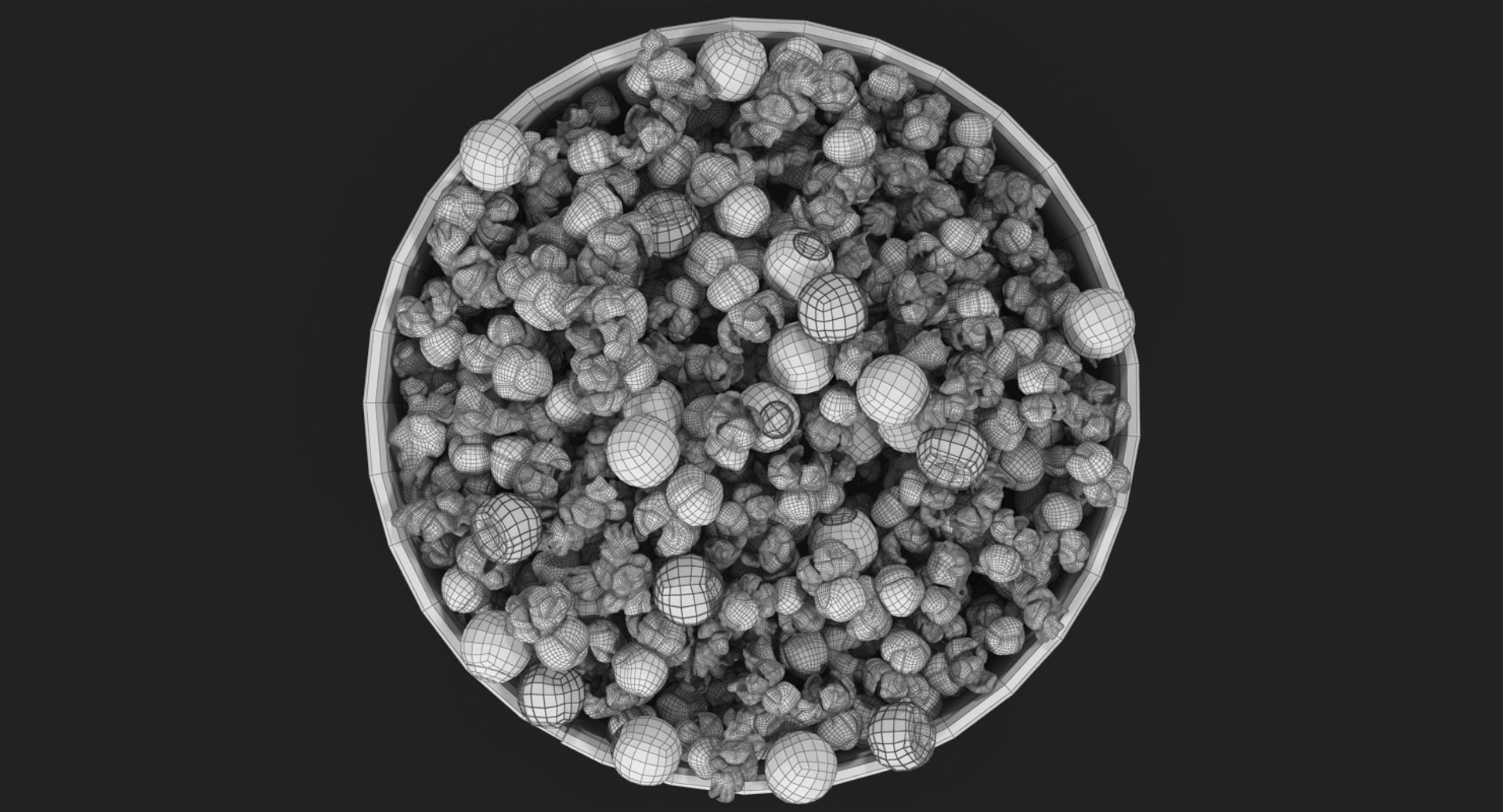 Halloween popcorn cup 2 3D model TurboSquid 1326372