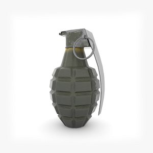 Mk 2 Hand Grenade 3D model