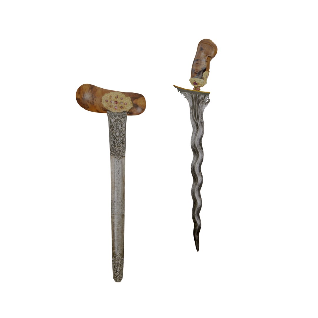 3D Keris Dagger Model - TurboSquid 1623749