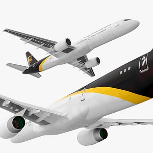 UPS Boeing 767 Cargo Plane Rigged for Maya